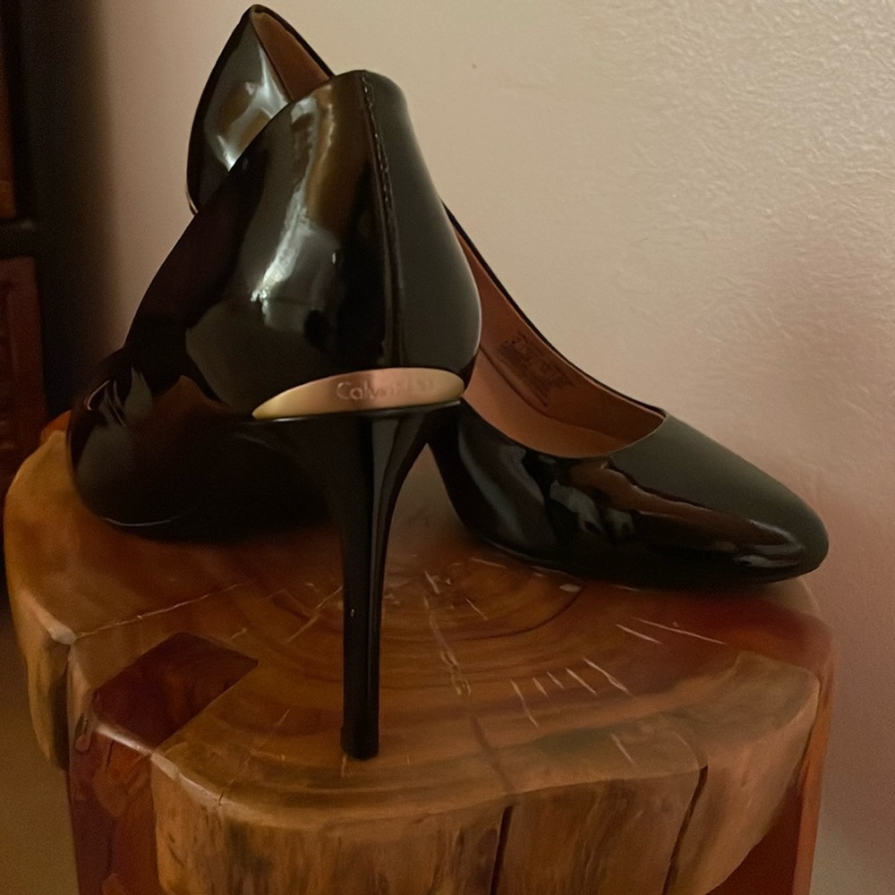 Calvin Klein patent heels